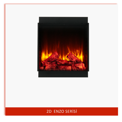 2D Elektrikli Şömine Flameline Enzo Serisi